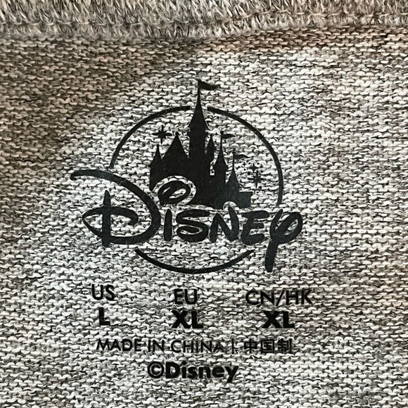 WALT DISNEY WORLD Sequin Hooded Pullover Graphic Sweatshirt Large - Picture 9 of 9